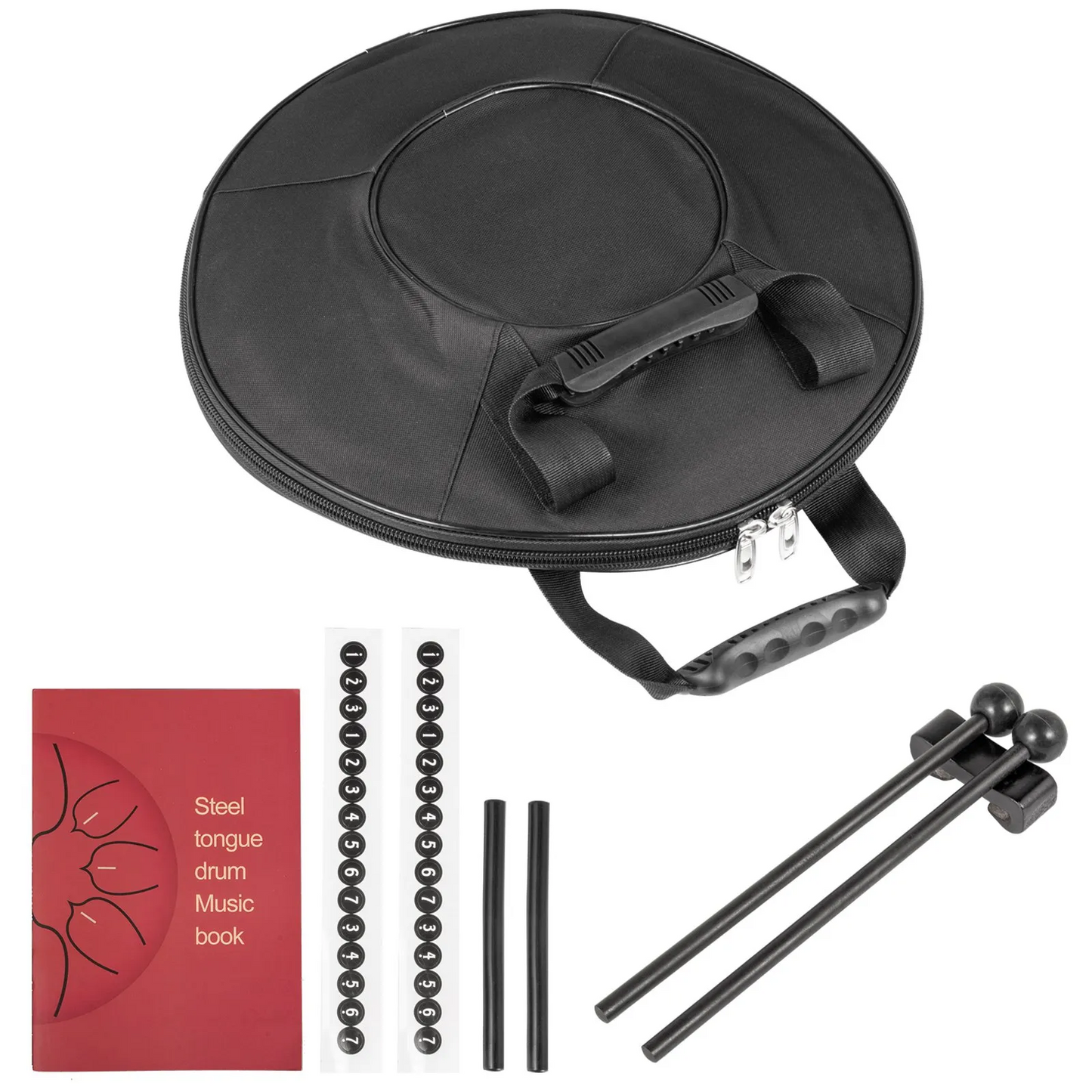 VEVOR Tongue Drum 14 Notes Dish Shape Drum 14.9 Inches Manual Percussion Pure Copper Tongues,-$75