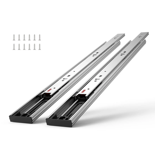 VEVOR 10 Pairs of 16 Inch Drawer Slides Side Mount Rails, Heavy Duty Full Extension Steel Track,-$50