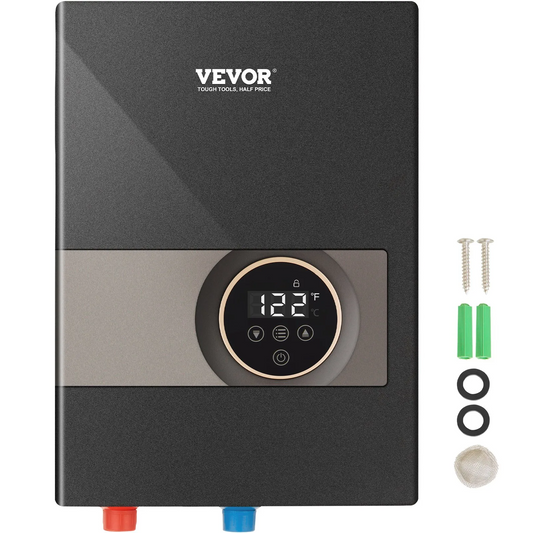 VEVOR Instant Water Heater, 8kw On Demand Electric Tankless Water Boiler, 24-Hour Water Supply,-$120