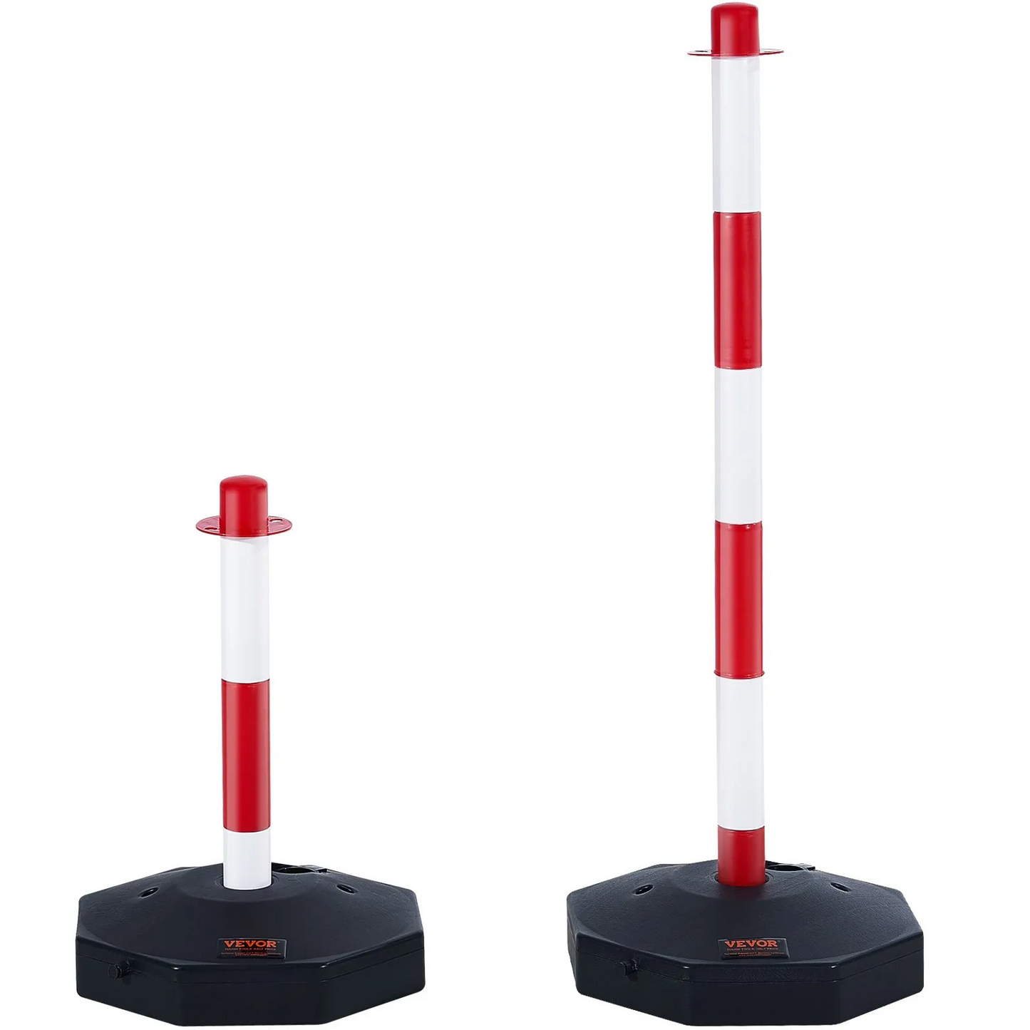 VEVOR Adjustable Traffic Delineator Post Cones, 4 Pack, Traffic Safety Delineator Barrier,-$45