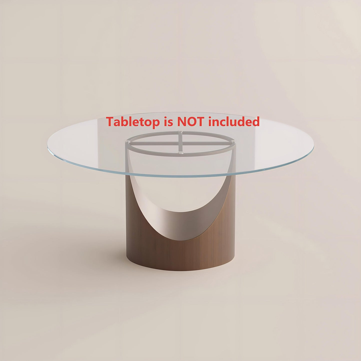 BNIB-POVISON Stainless Steel dining table Base for Hobart- Round  Dining  Table (BASE ONLY)