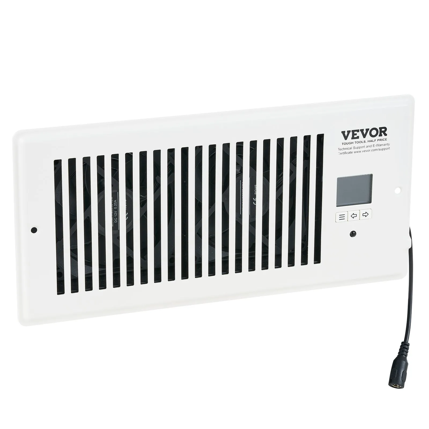 VEVOR Register Booster Fan, Quiet Vent Booster Fan Fits 4” x 10” Register Holes, with Remote Control,-$35