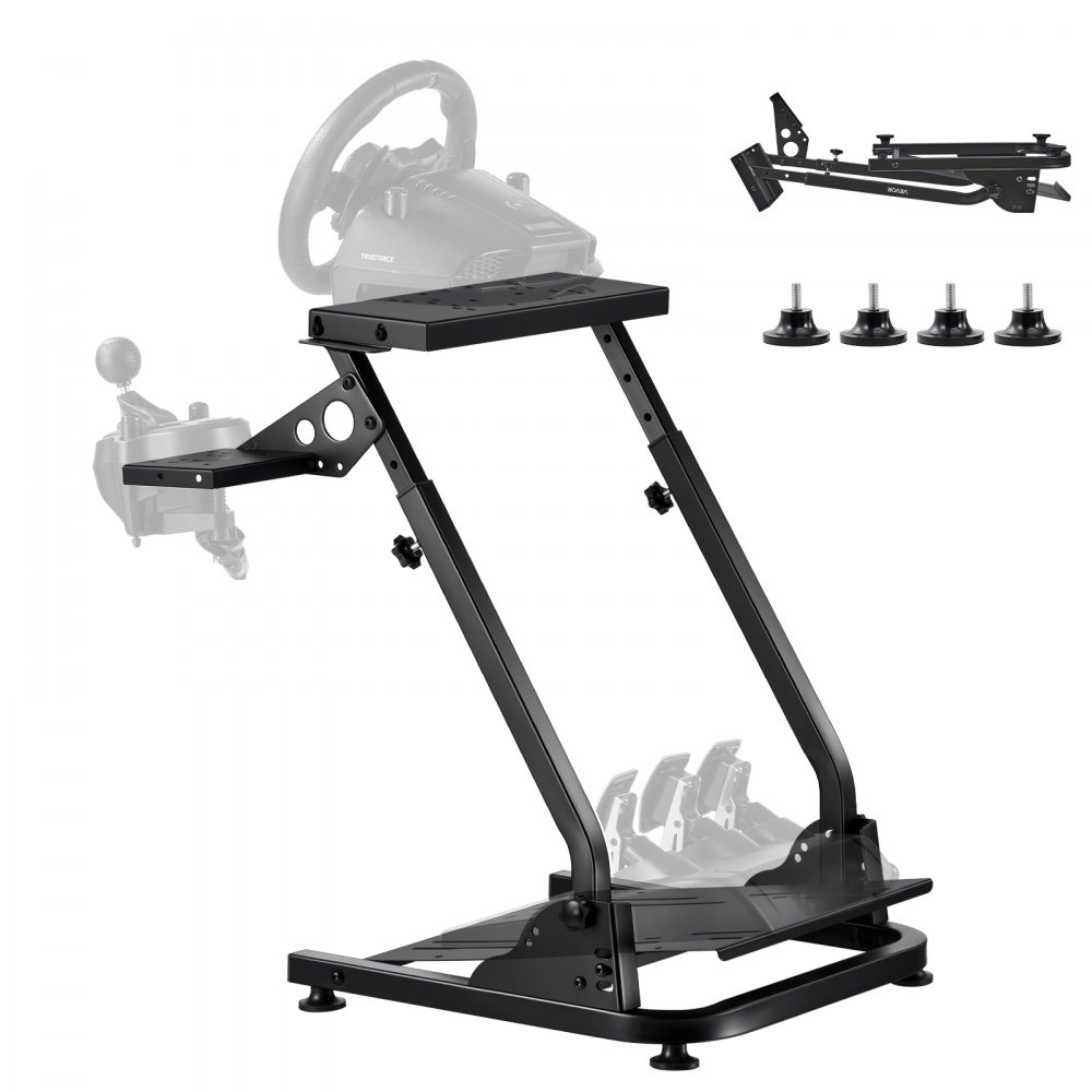 VEVOR Racing Wheel Stand, Adjustable & Foldable Simulator Stand for Logitech G29 G27 G920 G923,-$65
