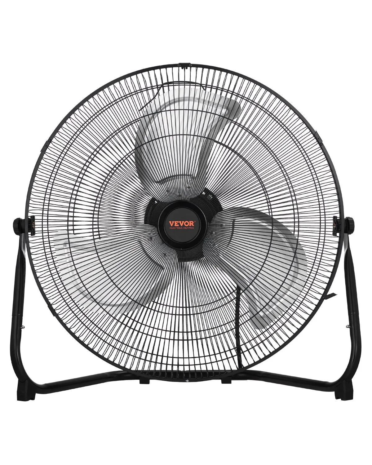 VEVOR 2 PCS Floor Fans, 3 Speeds High Velocity Heavy Duty 20 Inch Industrial Fan, 4800 CFM 360° Adj,-$90