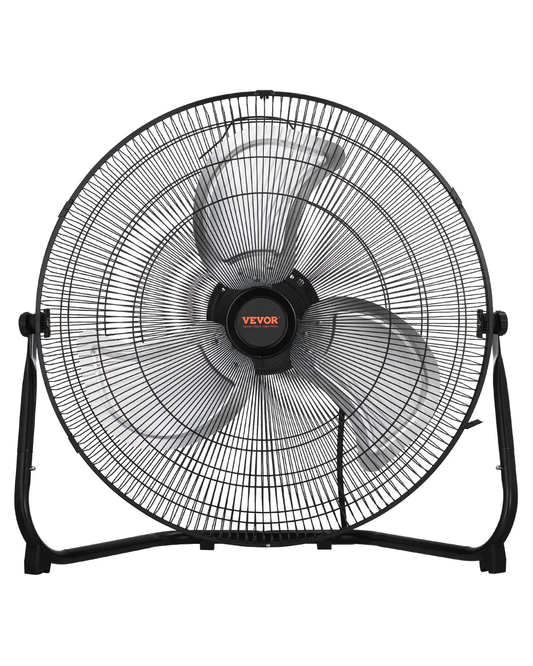 VEVOR 2 PCS Floor Fans, 3 Speeds High Velocity Heavy Duty 20 Inch Industrial Fan, 4800 CFM 360° Adj,-$90