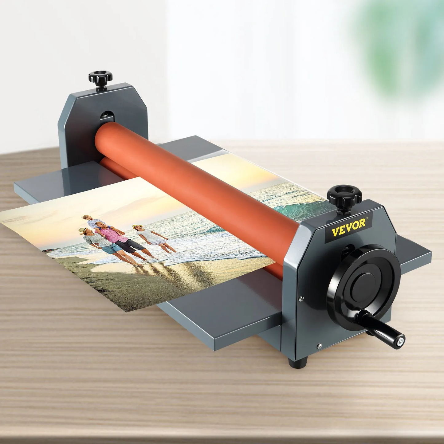 VEVOR 29.5 Inch Cold Laminator Machine 10mm Manual Vinyl Photo Film Cold laminator,-$80