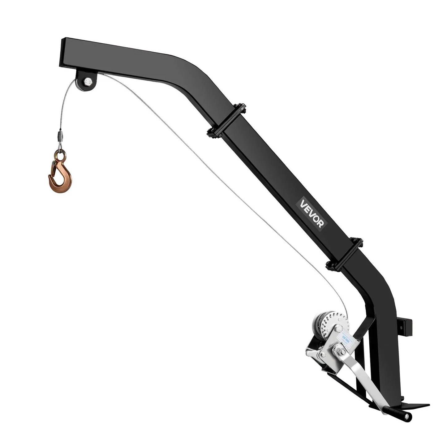 VEVOR Tree Mounted Lifting Hoist, 353 lbs Load Capacity, Outdoor Game Hoist Winch Lift with Ratchet Strap,-$55