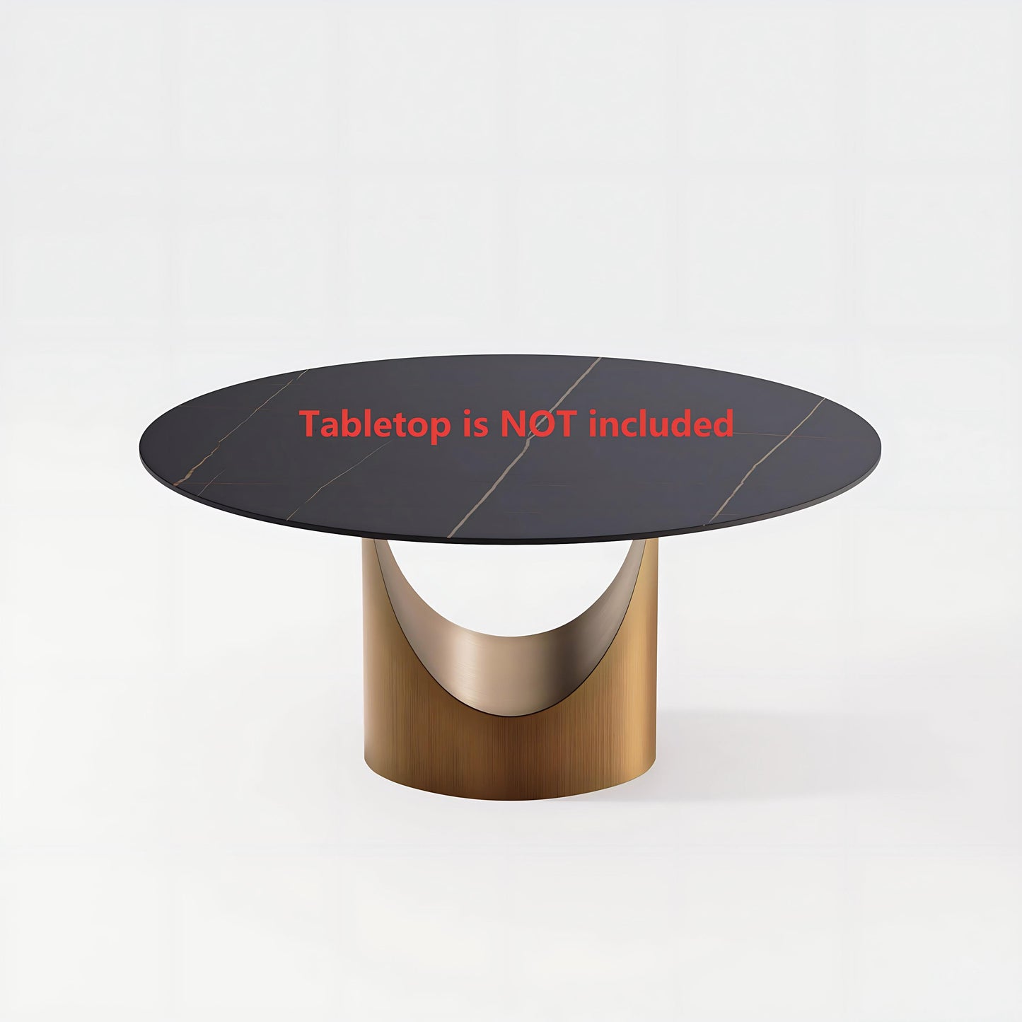 BNIB-POVISON Stainless Steel dining table Base for Hobart- Round  Dining  Table (BASE ONLY)