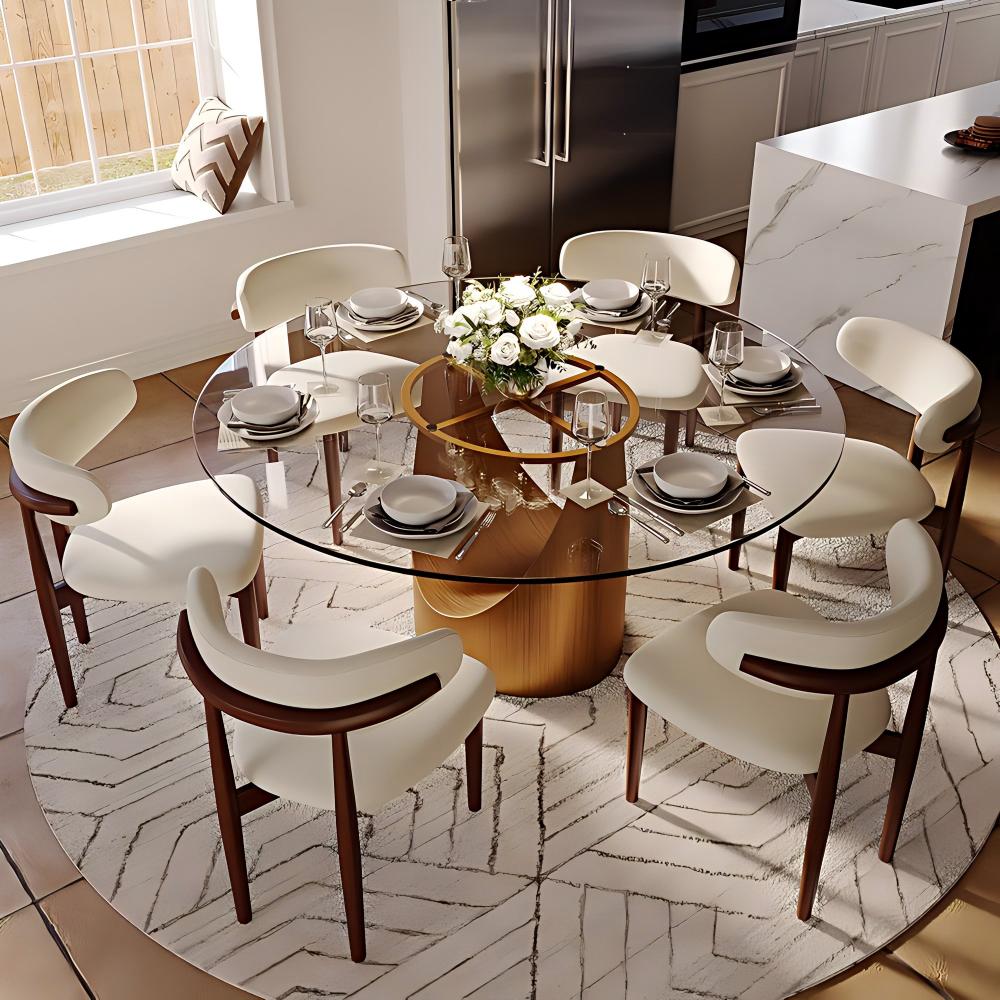 BNIB-POVISON Stainless Steel dining table Base for Hobart- Round  Dining  Table (BASE ONLY)