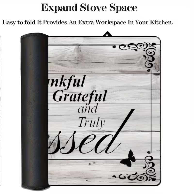 BNIB-Extra Large Stove Top Cover Protector 28.5x20.5 Inch for Electric Glass Stove, Anti-Slip ,-$5