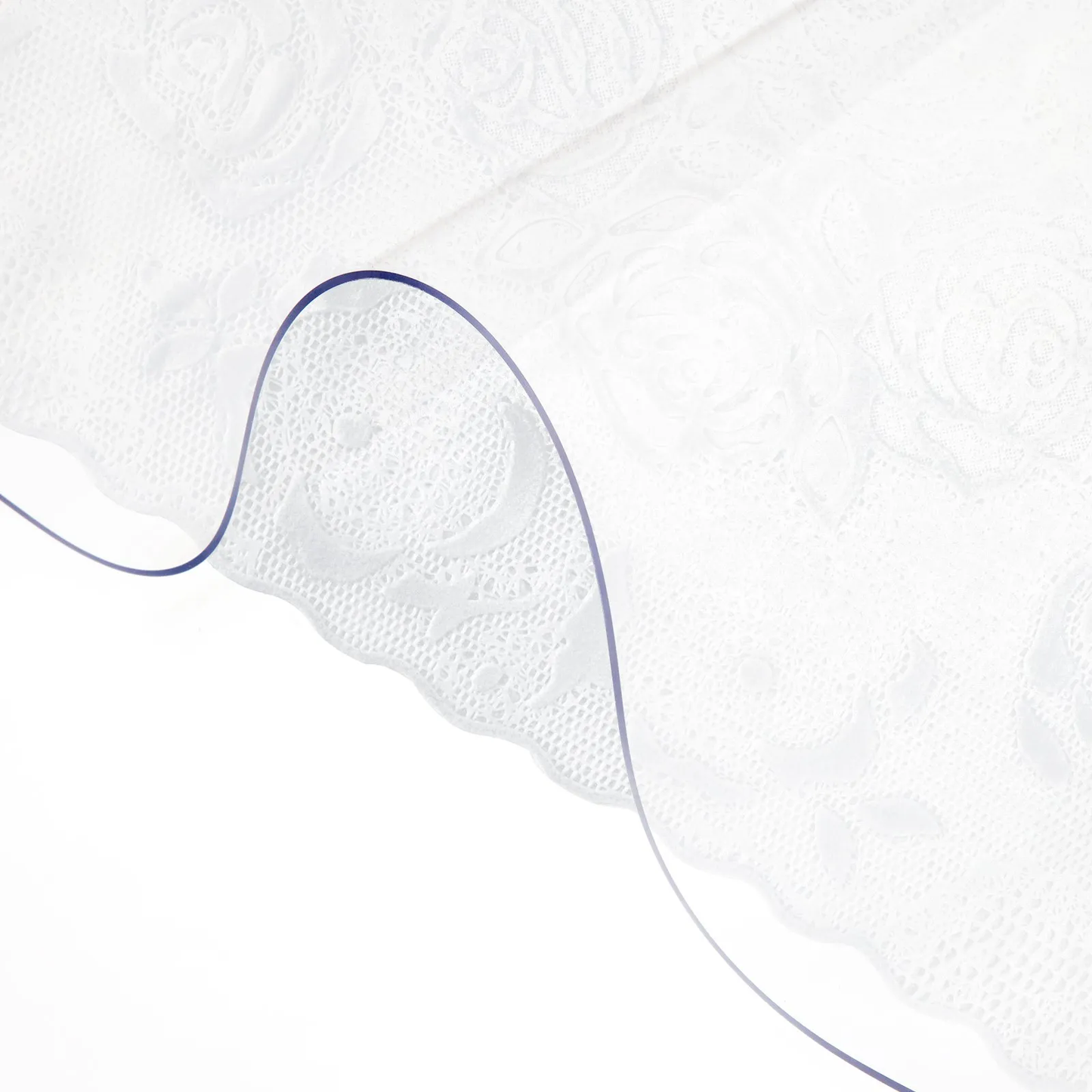 VEVOR Plastic Table Cover 42 x 78 Inch, 1.5 mm Thick Clear Table Protector, Rectangle Clear,-$40
