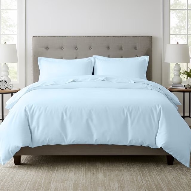 BNIB-3-Piece Queen Duvet Cover Set | 100% Cotton – Soft, Breathable & Durable Bedding Duvet Covers,-$20