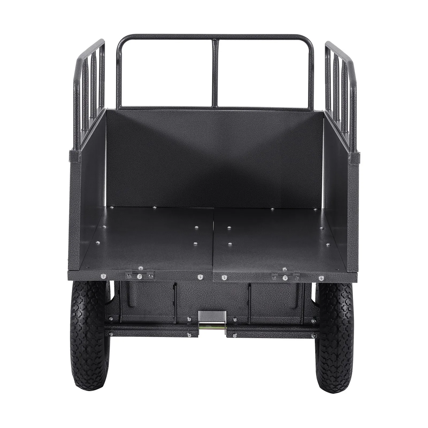 VEVOR Garden Utility Trailer, 17 Cu. Ft & 600lbs Capacity, ATV UTV Hauling Trailer,  with 16" Tires,-$200