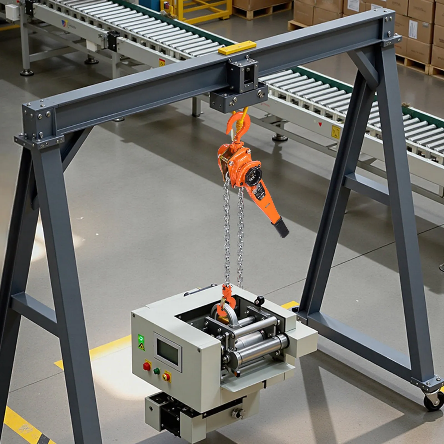 VEVOR Manual Lever Chain Hoist, 3/4T 1650LBS Capacity Heavy Duty Come Along, 10FT Lift G80 Alloy,-$40