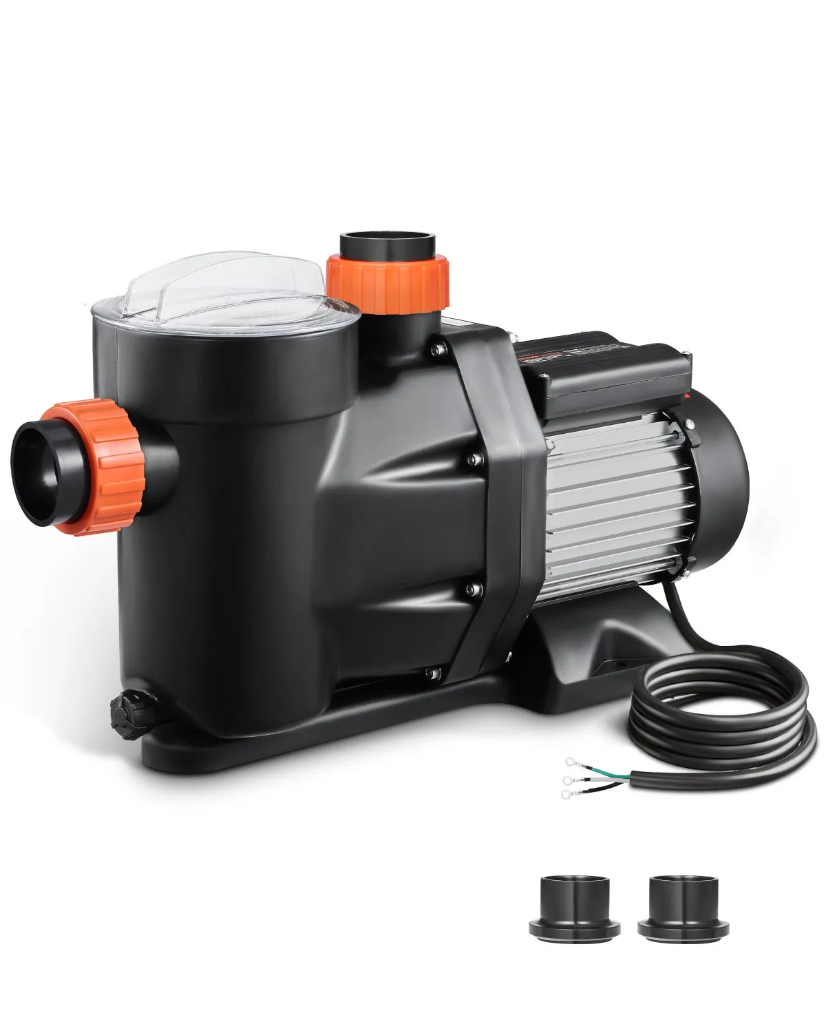 VEVOR Above Ground Pool Pump, 2 HP, 135 GPM Max Flow Single Speed Swimming Pool Pump,-$140