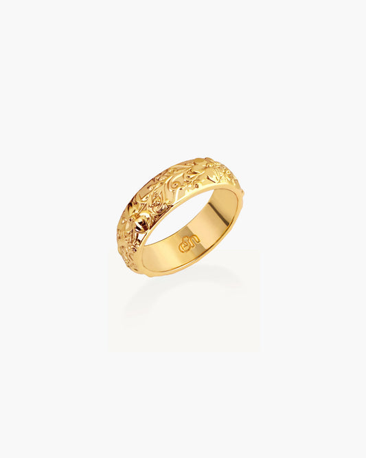 Brand New En Route Orchid Ring "Serenata" – Size 9 | Premium Plated Floral Jewelry ,-$15