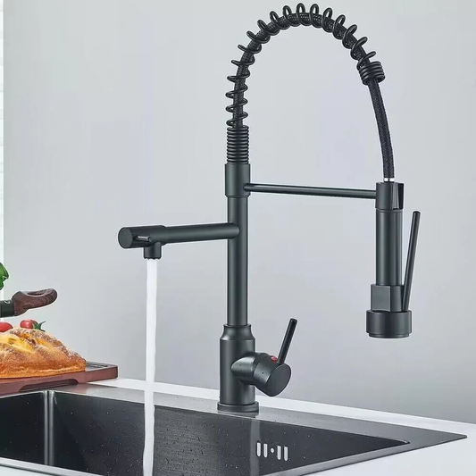 Brand New AlenArtWater Faucet Pull Down Kitchen Faucet,Finish Black,-$100