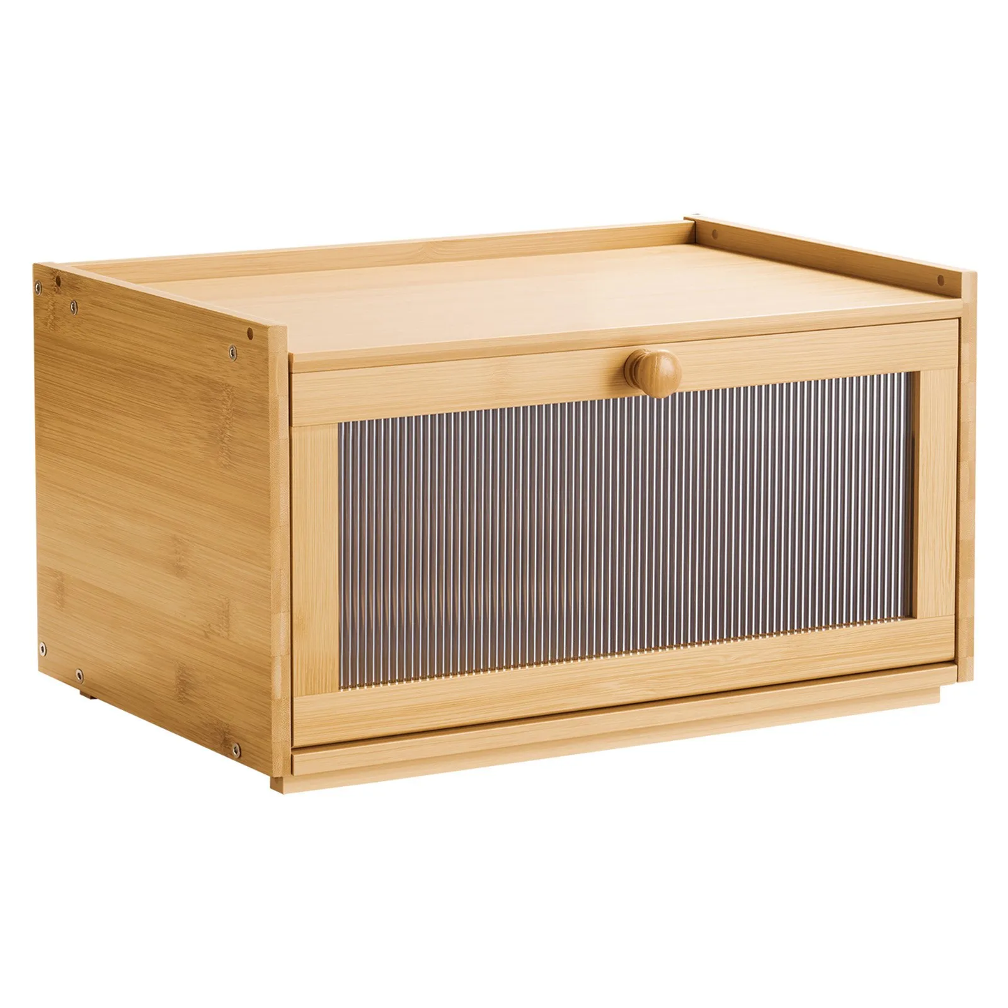 VEVOR Bread Box for Kitchen Counter, Large Capacity Bamboo Bread Storage Container,-$25