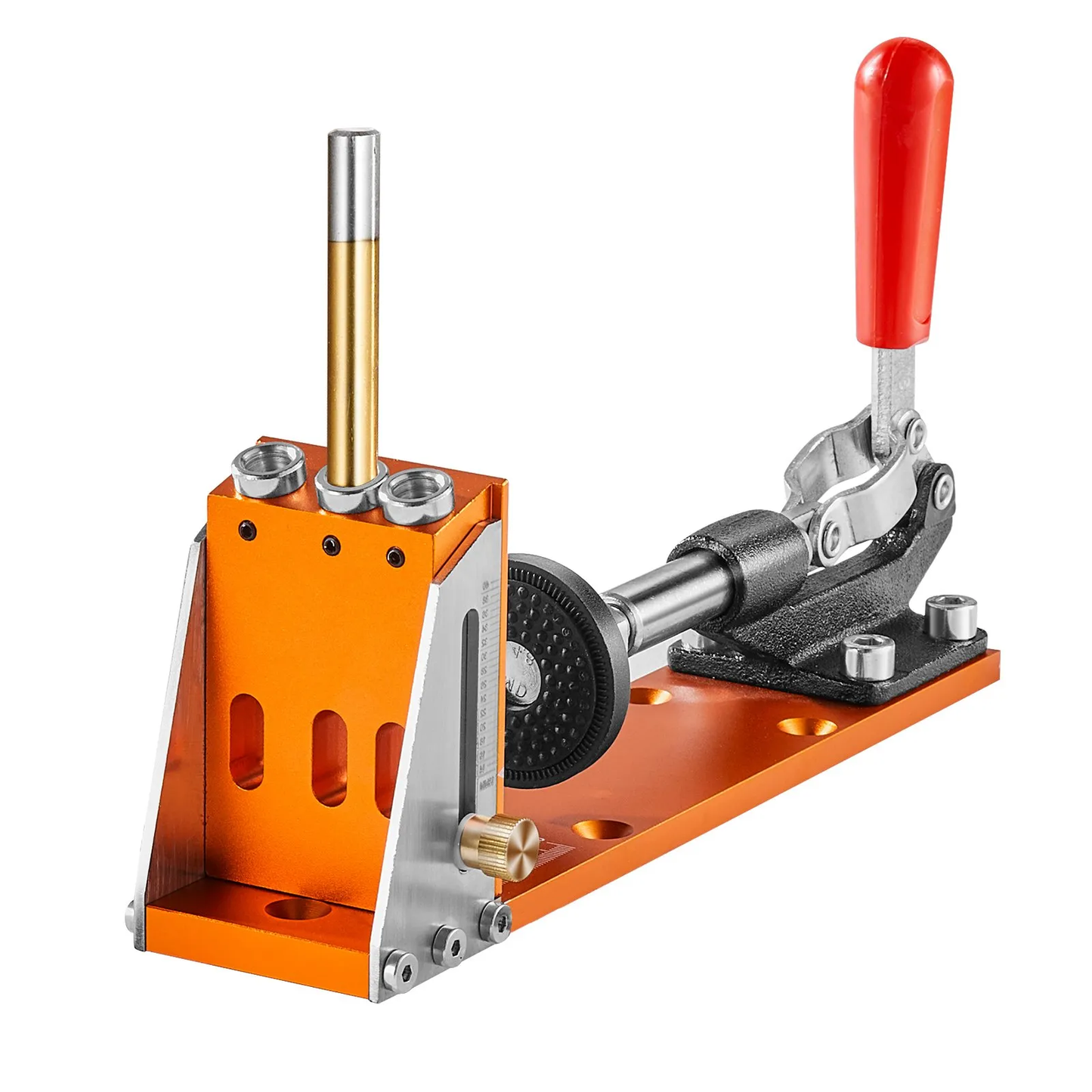 VEVOR Pocket Hole Jig Kit, 30 Pcs Adjustable and Easy to Use Pocket Hole Jig System with Step Drills,-$35