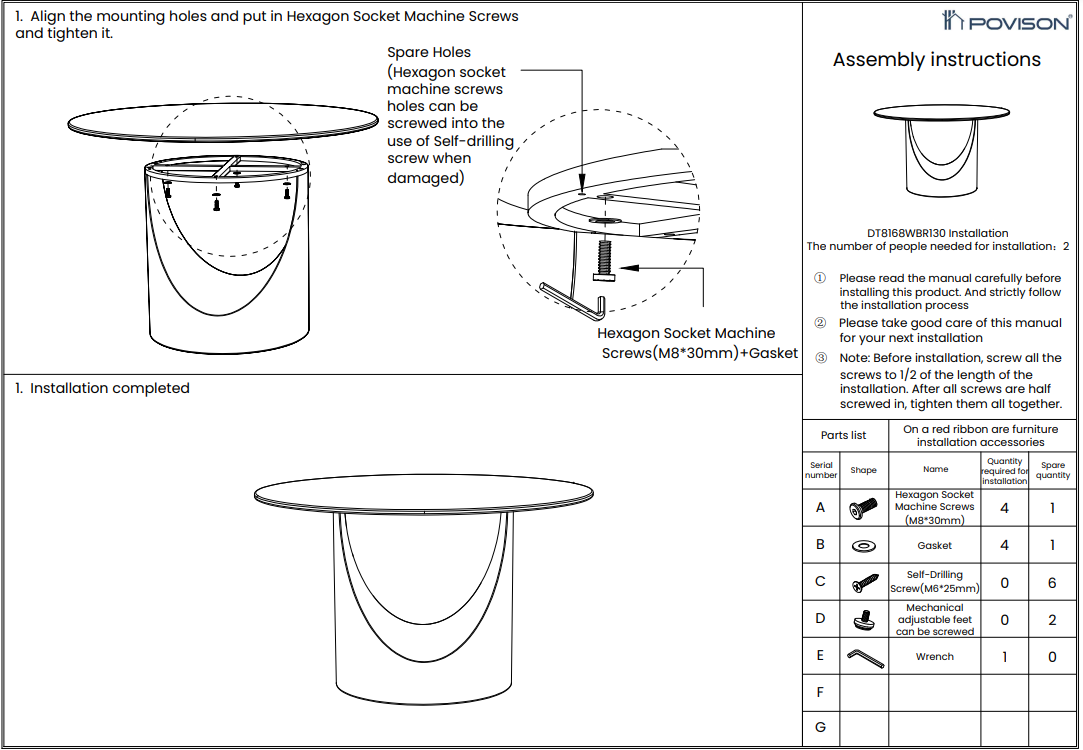 BNIB-POVISON Stainless Steel dining table Base for Hobart- Round  Dining  Table (BASE ONLY)
