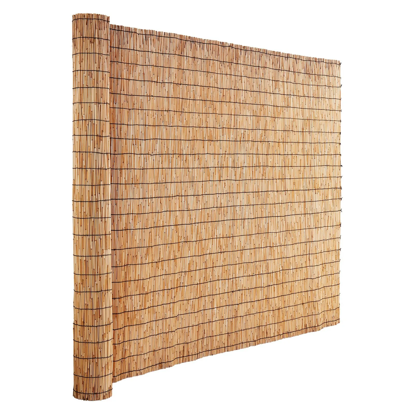 VEVOR Natural Reed Fencing, 4 ft x 16.4 ft, Reed Screen Curtain Balcony Reed Fence Roll for Outdoor,-$35