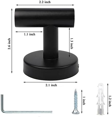 BNIB-3 Packs Wall Towel Hooks Bathroom Hook Matte Black Robe Coat Hooks SUS 304,-$8/1set,-$15/2sets