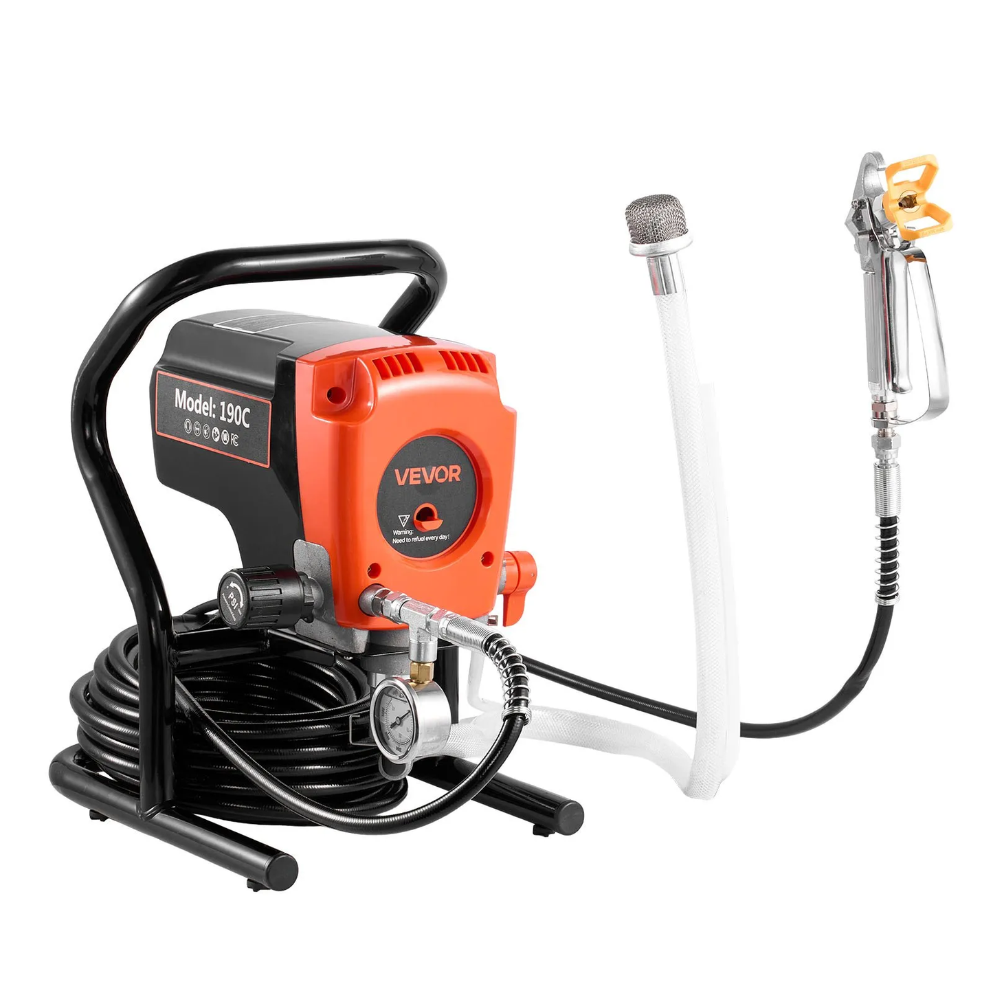 VEVOR Stand Airless Paint Sprayer, 900W, 3300PSI High Pressure Airless Sprayer, Cleaning Brush,-$200