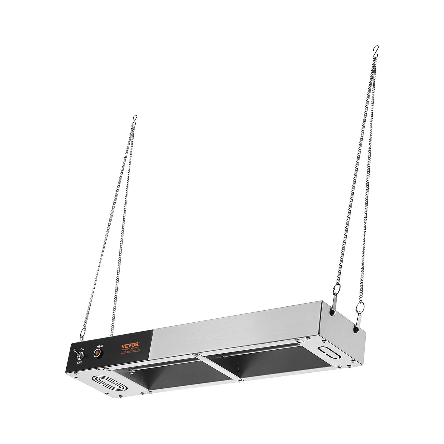 VEVOR French Fry Food Warmer, 750W Commercial Strip Food Heating Lamp, Electric Stainless Steel,-$85