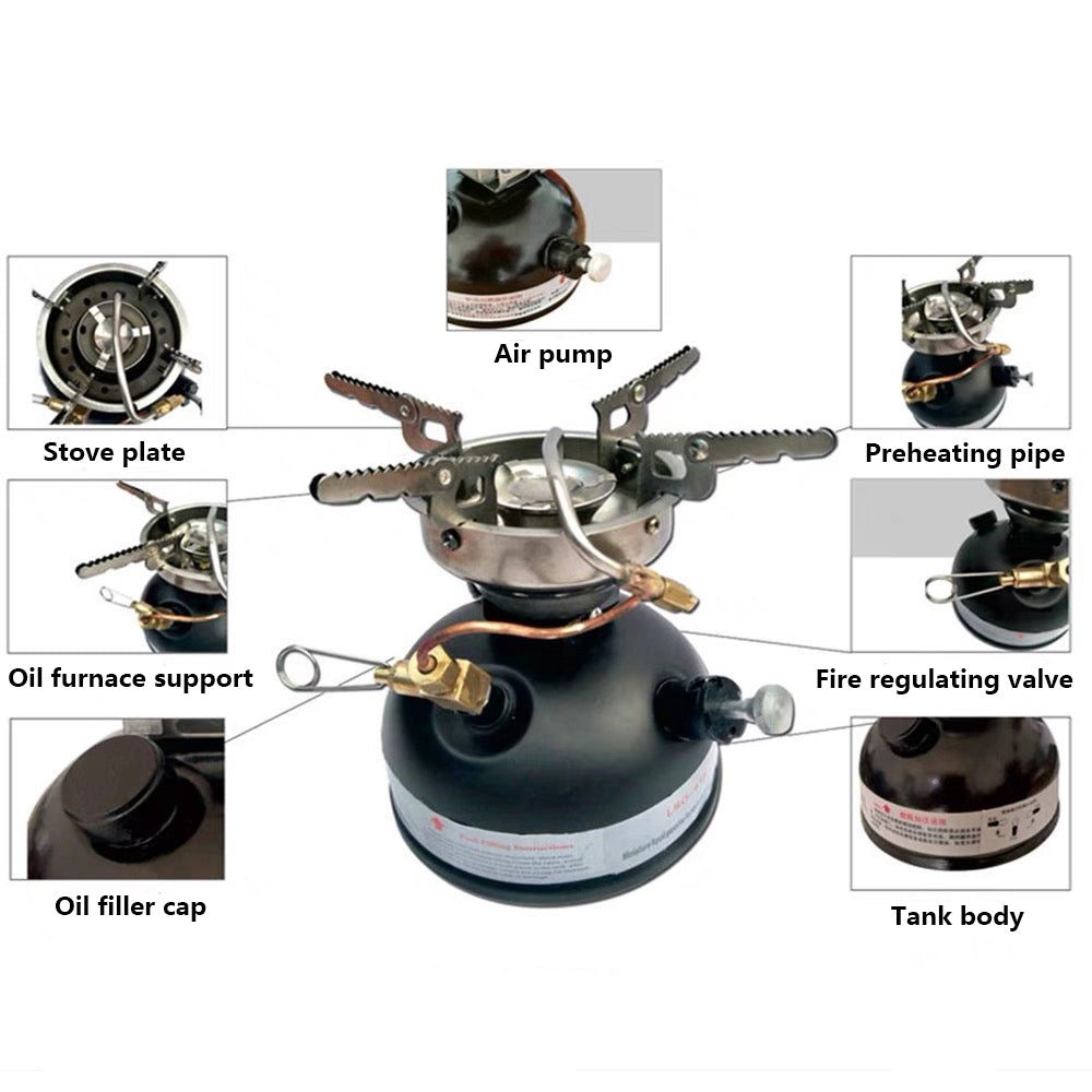 Brand New-Lan Shan Outdoor gasoline stove, Convenient all-in-one outdoor Plateau gasoline stove, -$20