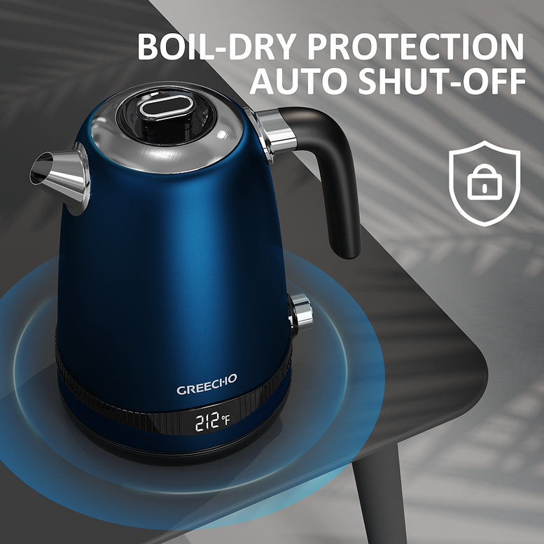Brand New GREECHO 1.7-Liter Digital Temperature Control Electric Kettle
