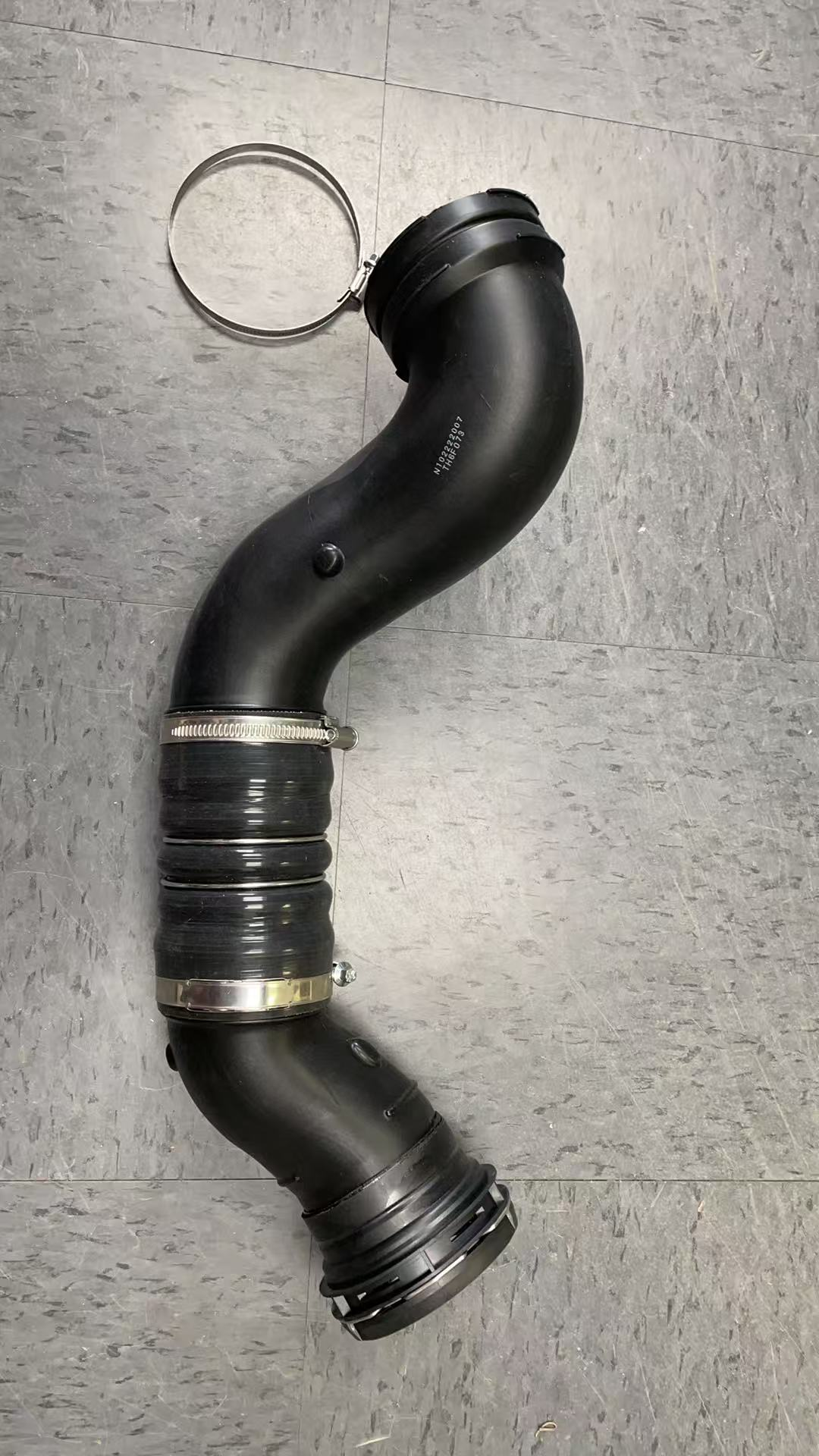 BNIB-Cold Side Intercooler Pipe Outlet Duct Hose w/IAT Compatible with Ford - 2011-2016 - F250,-$85