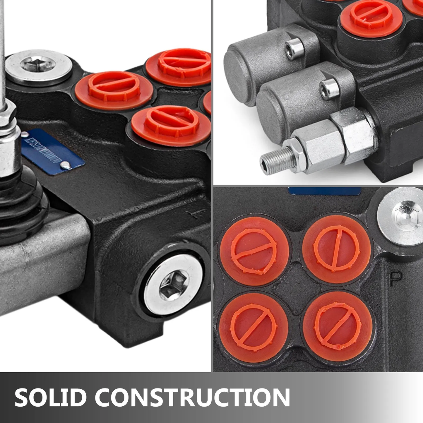 VEVOR Hydraulic Valve 2 Spool Hydraulic Directional Control Valve 11gpm Control Valve Double Acting,-$50