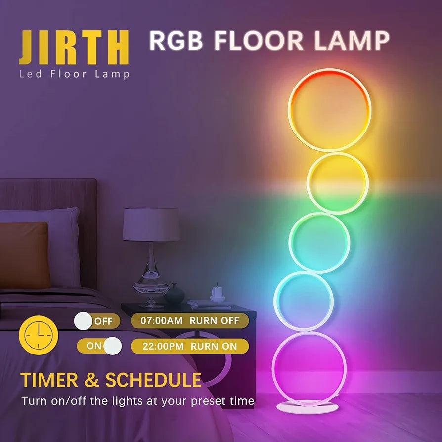 BNIB-JIRTH Floor Lamp Levels Super Bright Floor Lamps-42 inch Standing Light