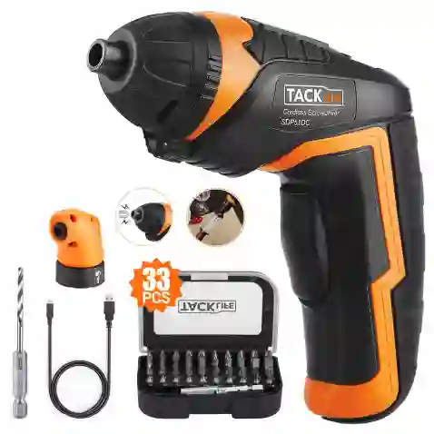 Brand New TackLife SDP51DC Electric Screwdriver, 3.6VDC, 2 000 mAh, Recargable, Li-Ion