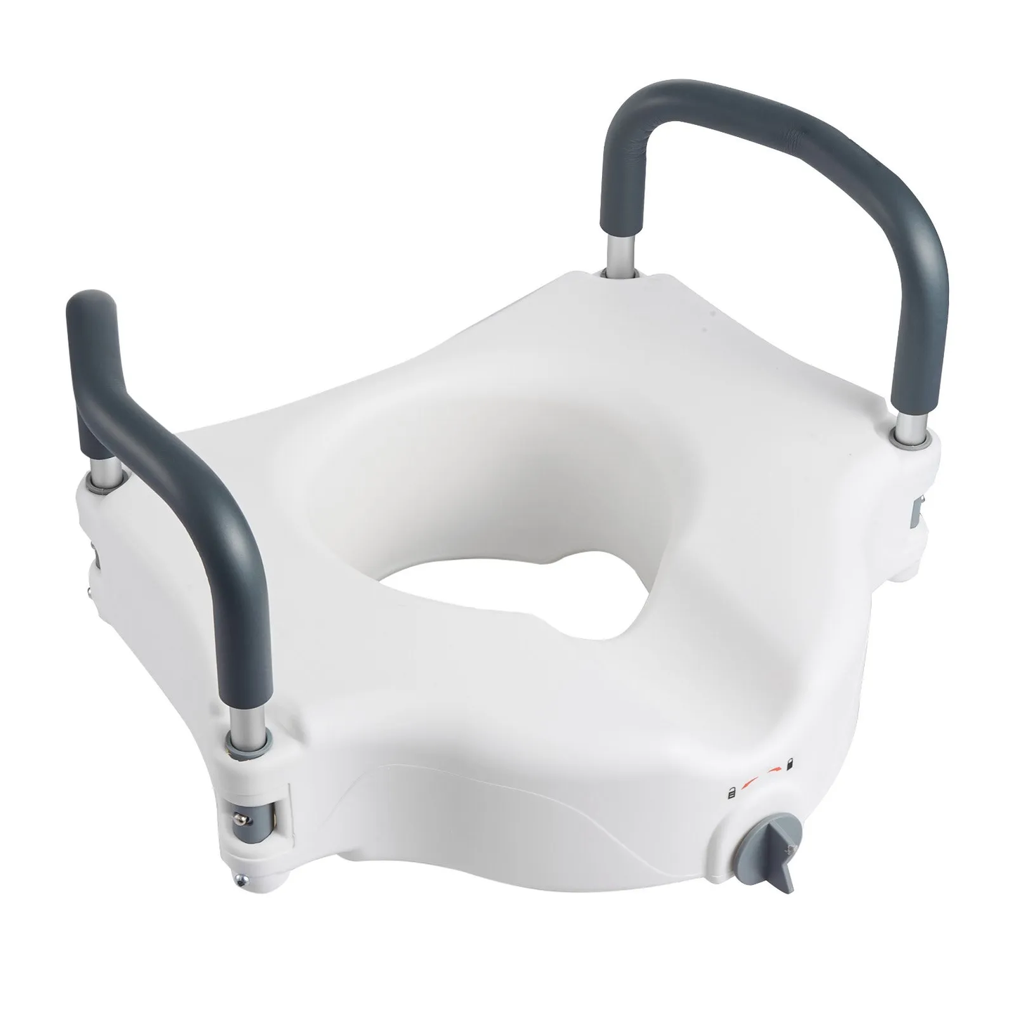 VEVOR Raised Toilet Seat with Arms, 300 lbs Load Capacity, 5-Inch Lift Height, Widened Commode,-$40
