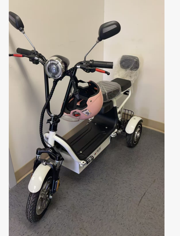 Brand New Foldable 3-Wheel Electric Scooter for Adult Daily Commute, Portable Lightweight E-Bike,-$980