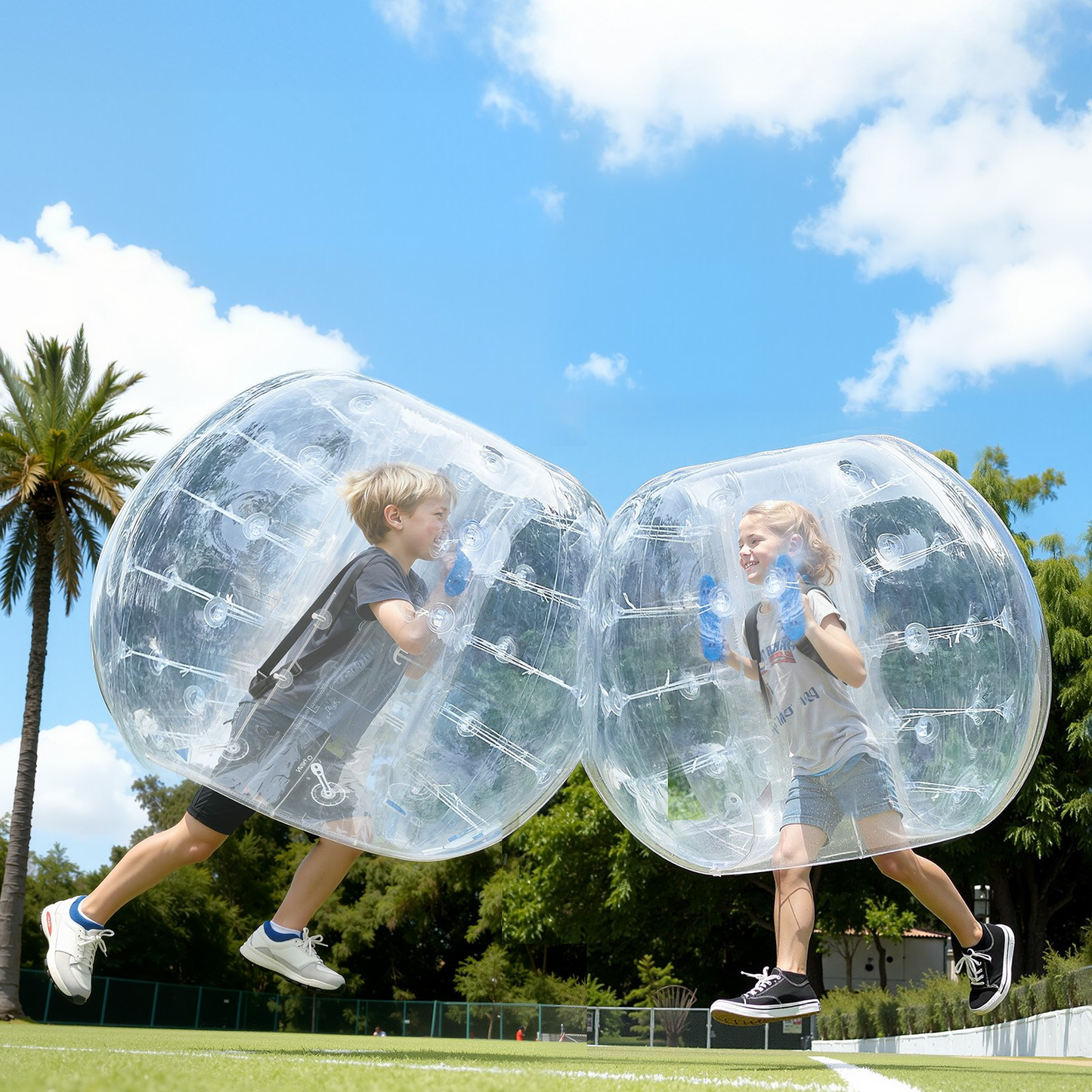VEVOR Inflatable Bumper Balls 2-Pack, 4FT/1.2M Body Sumo Zorb Balls for Teen & Adult,-$135
