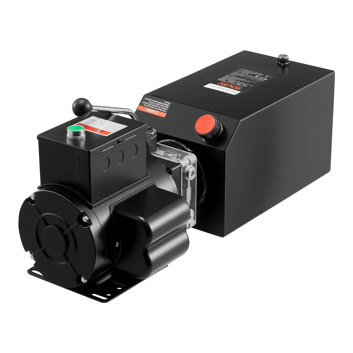 VEVOR 15 Quart Hydraulic Pump, 2.2KW Hydraulic Motor Dump Trailer Pump Single Acting,-$210
