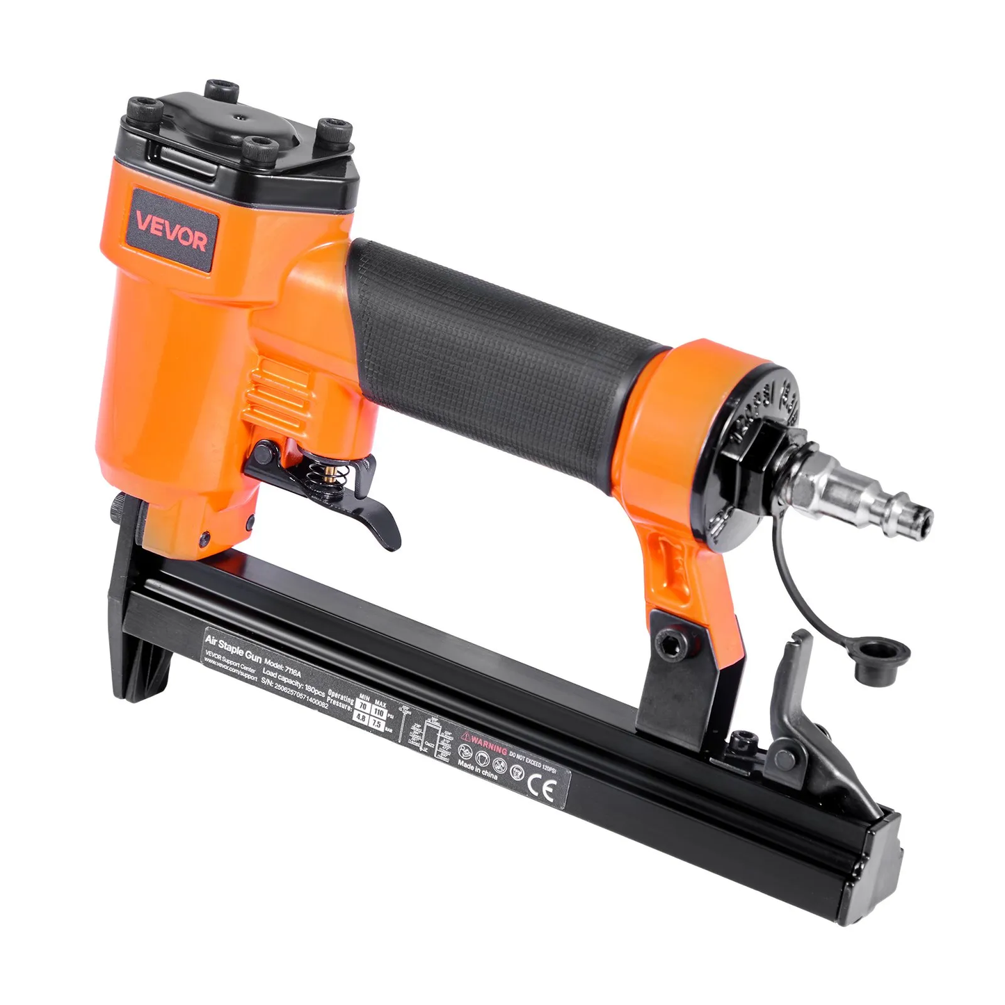 VEVOR Pneumatic Staple Gun, 22 Gauge Pneumatic Upholstery Stapler for 71 Series Fine Wire Staples 3/8-inch,-$25