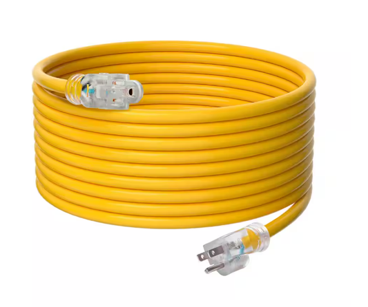 VEVOR 10 ft. 10/4 in. 30 Amp Generator Extension Cord 125-Volt with Twist Lock Connectors UL Listed,-$35