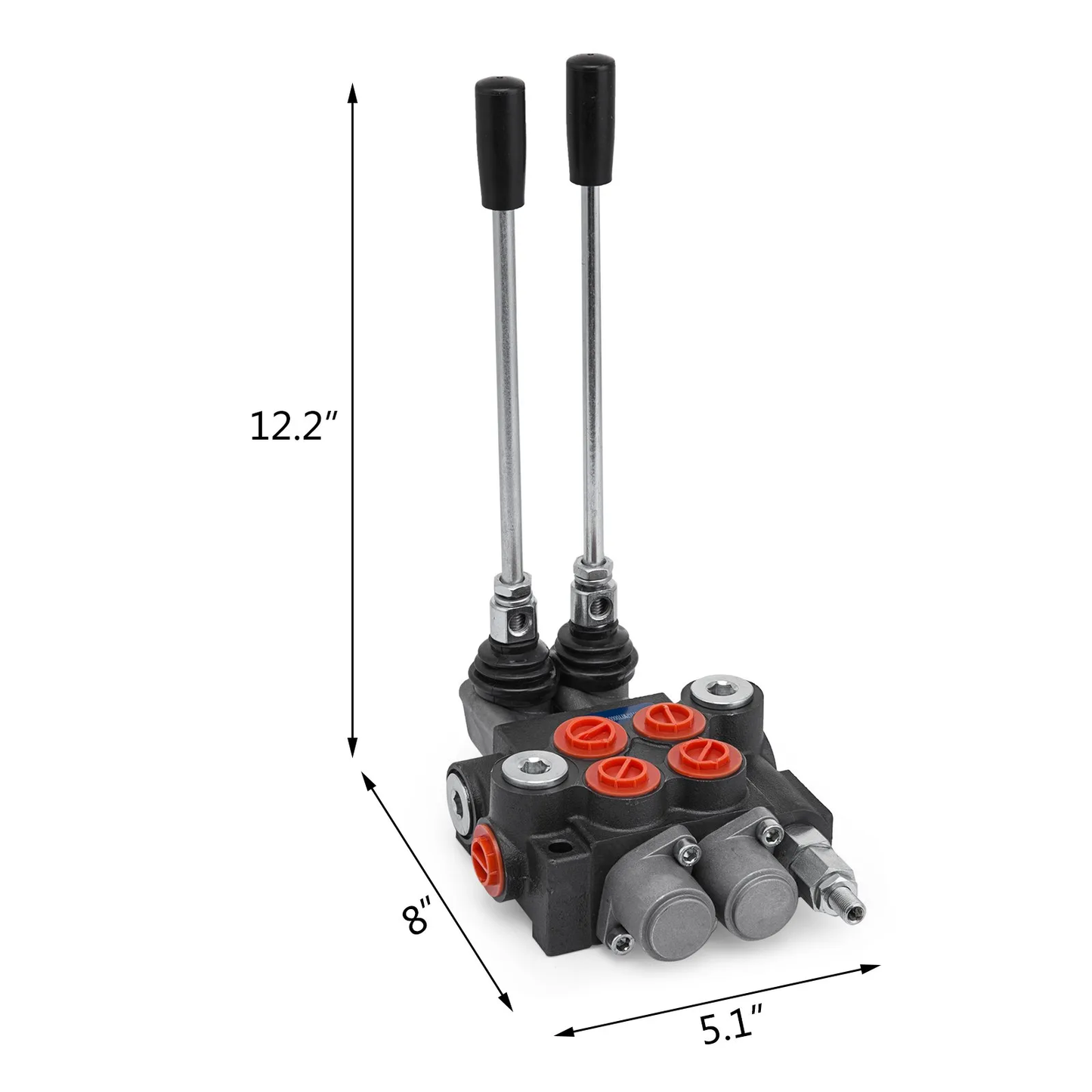 VEVOR Hydraulic Valve 2 Spool Hydraulic Directional Control Valve 11gpm Control Valve Double Acting,-$50
