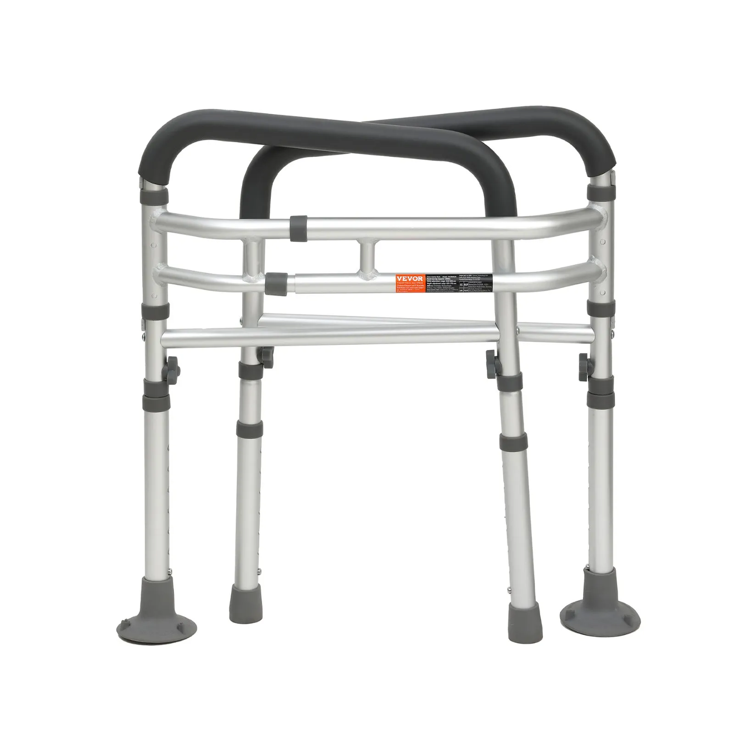 VEVOR Toilet Safety Rail, Folding Toilet Seat Frame, Adjustable Width & Height Fit Most Toilets,-$35