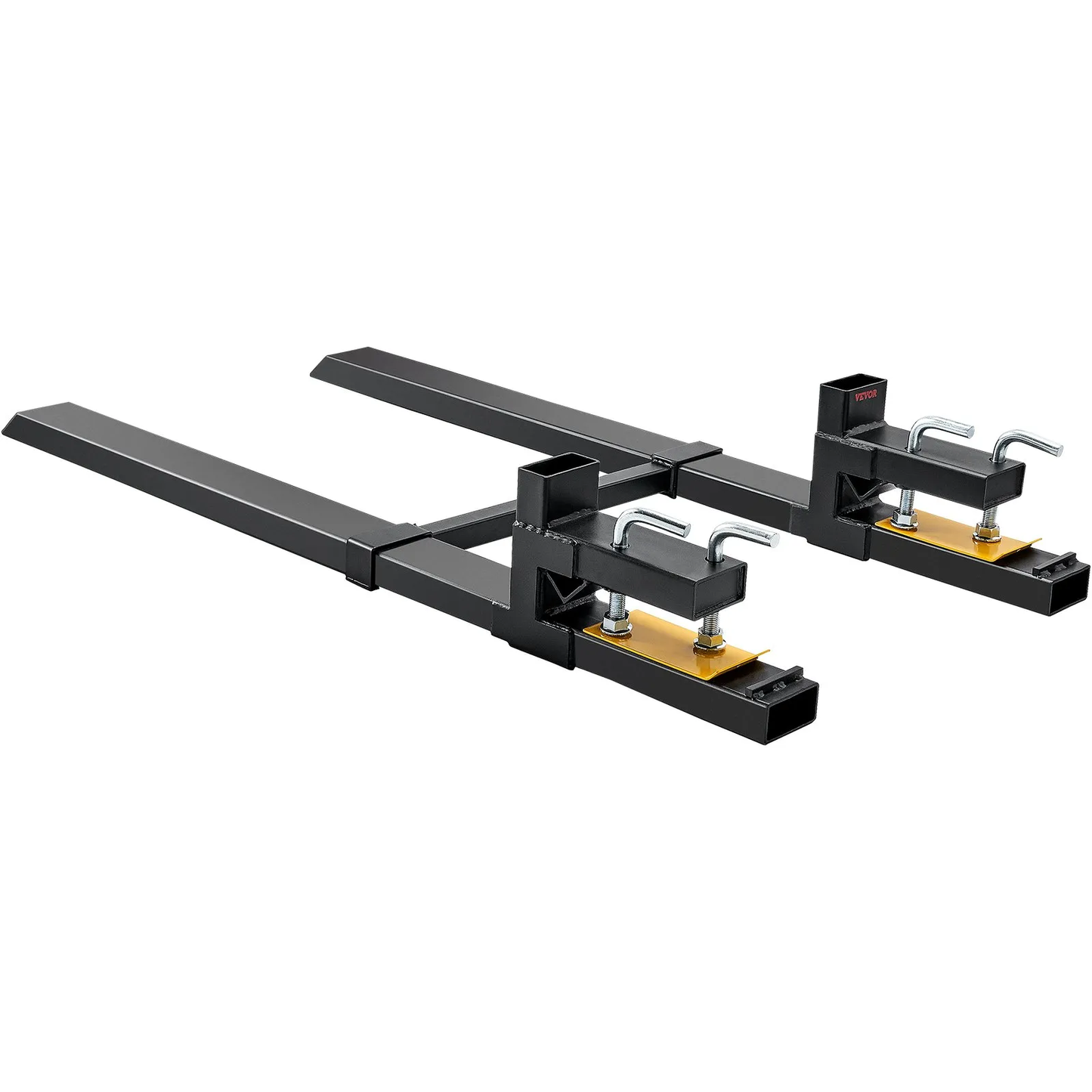 VEVOR Pallet Forks, 4000 lbs Clamp on Pallet Forks, 60" Total Length Heavy Duty Pallet Forks