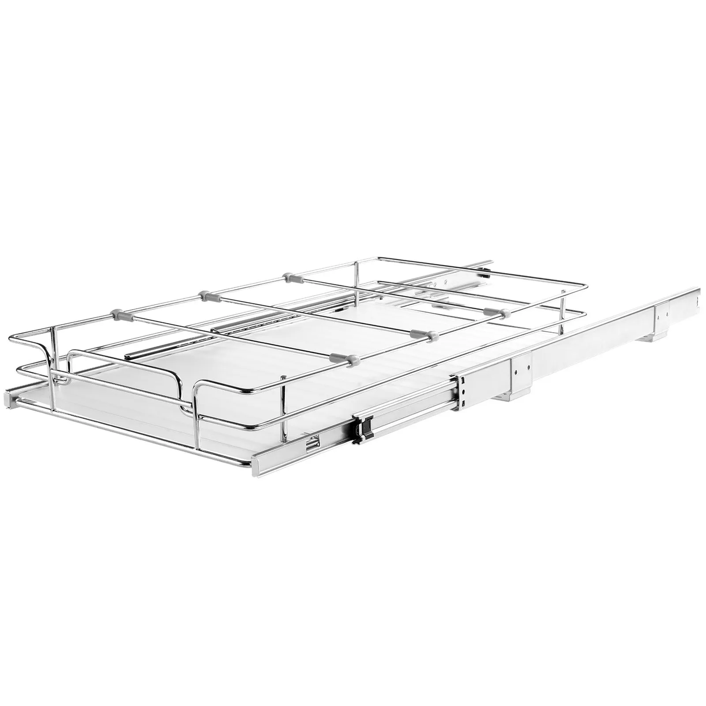 VEVOR 12.5"Wx16.5"Dx3.5"H Pull Out Cabinet Organizer, Heavy Duty Slide Out Pantry Shelves, -$18