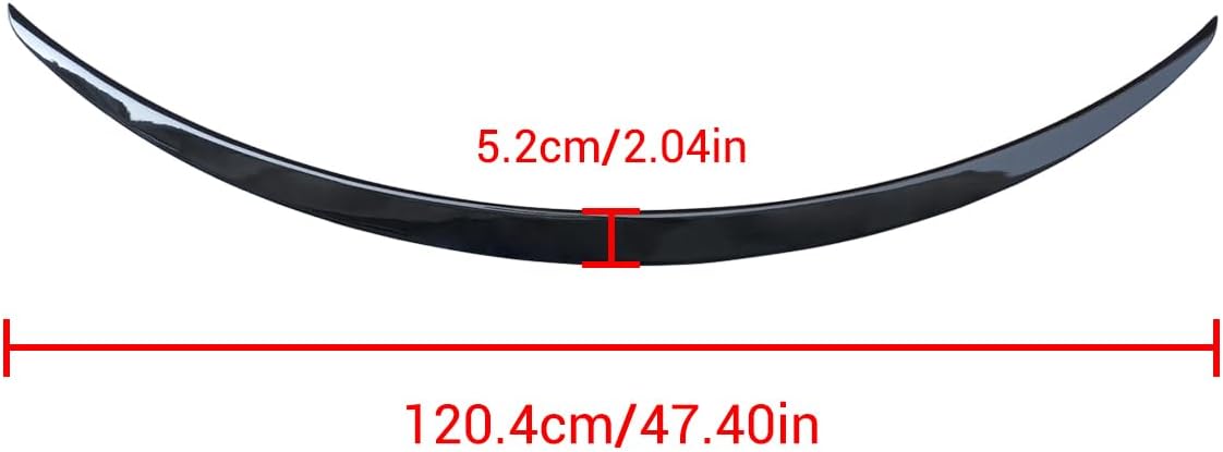 OPen Box NINTE Rear Spoiler for 2020 2021 2022 2023 Tesla Model Y OEM Style Gloss Black ABS Trunk Lip Wing