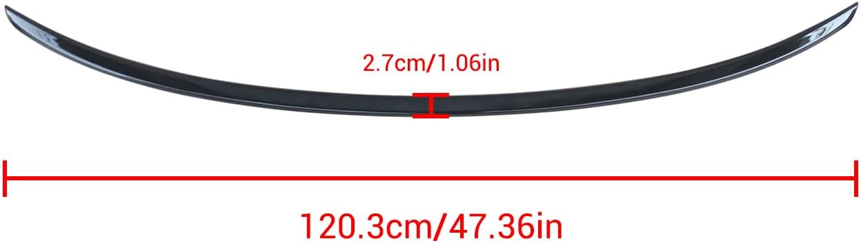 BNIB-NINTE Rear Spoiler for BMW 3 Series G20 Sedan 2019 to 2025 ABS Gloss Black Rear Trunk Splitter Wing