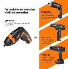 Brand New TackLife SDP51DC Electric Screwdriver, 3.6VDC, 2 000 mAh, Recargable, Li-Ion