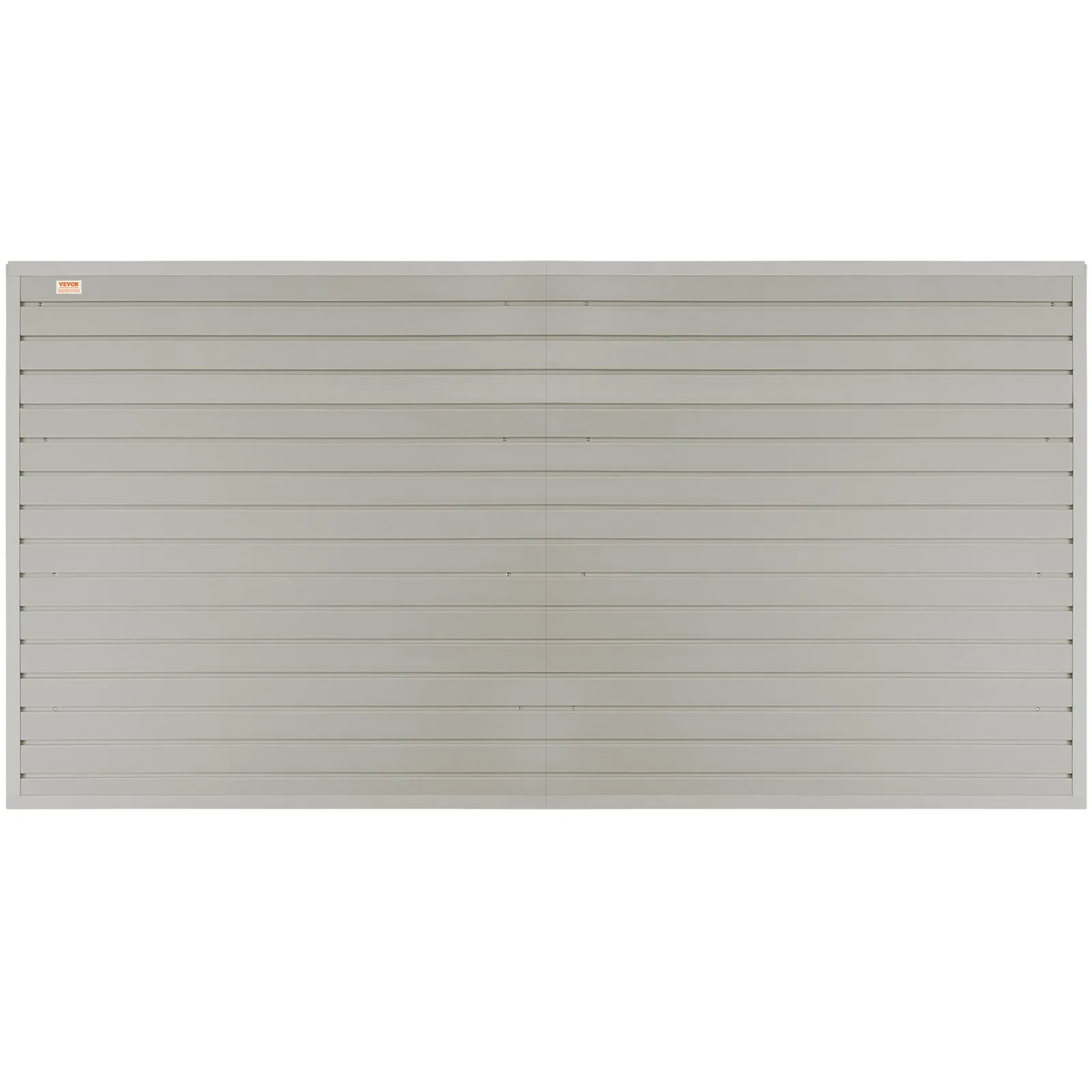 VEVOR Slatwall Panels with Hooks, 4 ft x 1 ft Gray Garage Wall Panels 12"H x 48"L (Set of 8 Panels)