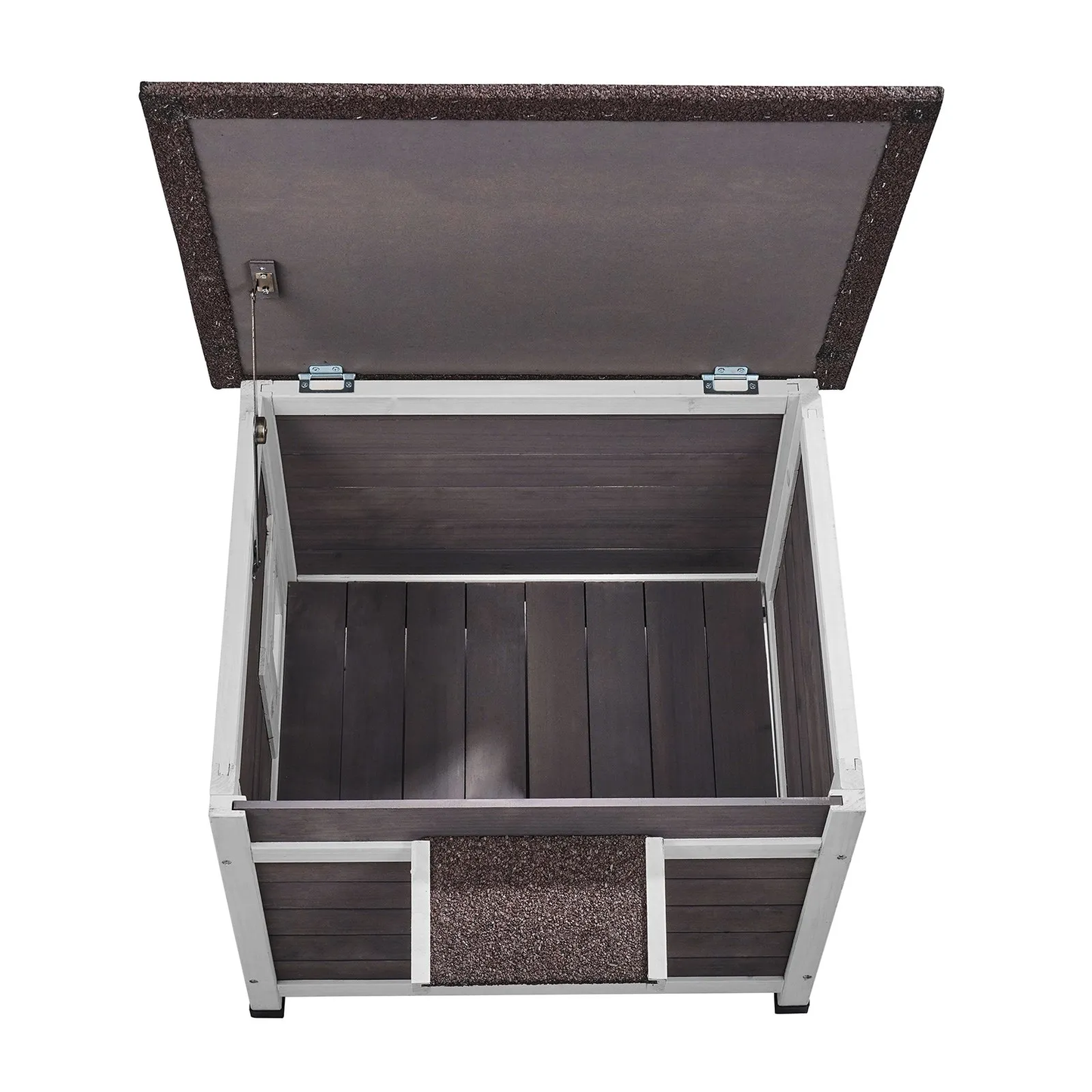 VEVOR Outdoor Cat House Weatherproof, Feral Cat Shelter, Outdoor Wooden Cat Rabbit House,-$55