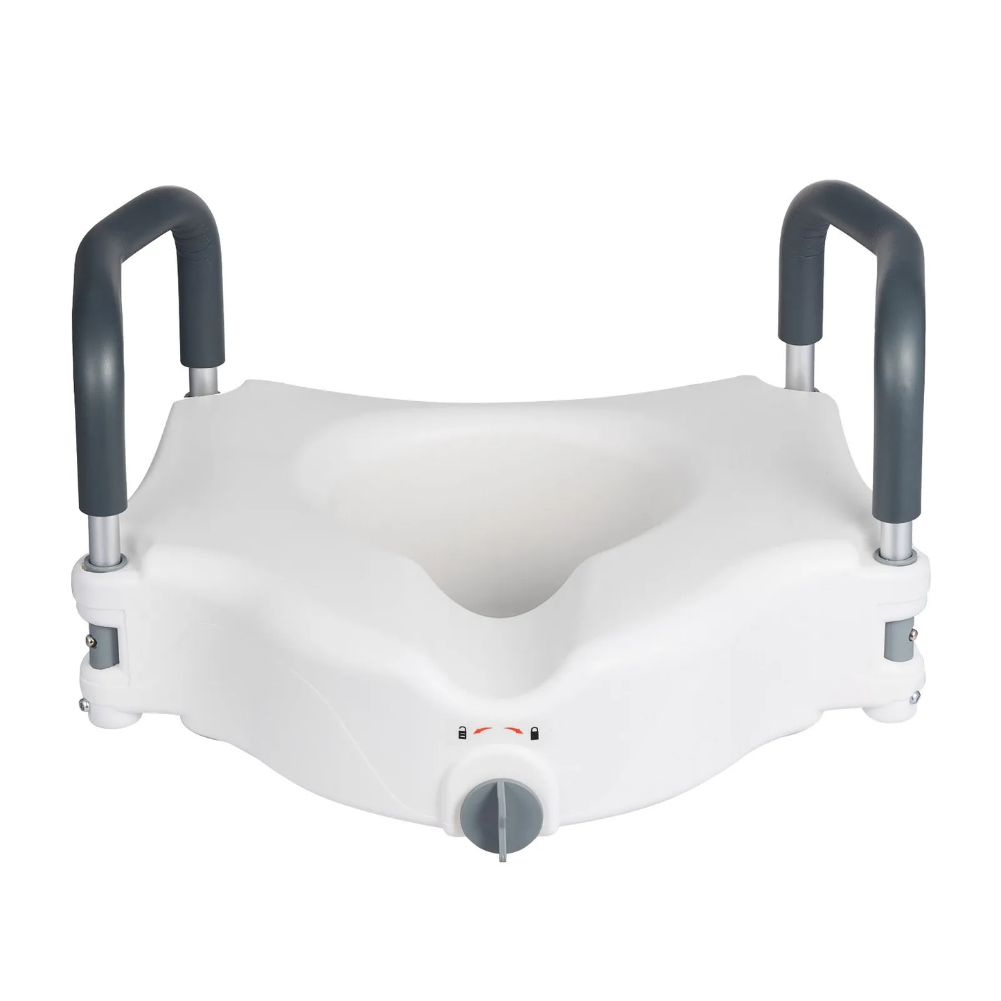 VEVOR Raised Toilet Seat with Arms, 300 lbs Load Capacity, 5-Inch Lift Height, Widened Commode,-$40